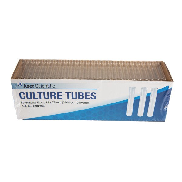 Glass Culture Tube, box